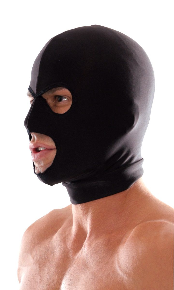 Маска с отверстием для рта Pipedream Fetish Fantasy Series Open Mouth Hood, черный 3855-02 PD - PipeDream - Глухие, Шлемы, Полушлемы - Купить