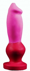 Розово-красный фаллоимитатор "Стаффорд medium" - 24 см.