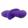 Фиолетовый вибратор INDULGENCE Wild Ride - 16,5 см.