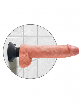   10  Vibrating Cock with Balls - 25,4 .