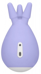 Фиолетовый клиторальный стимулятор Luscious с тремя отростками