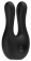 Черный клиторальный стимулятор Exceptional - 10,4 см.