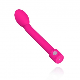 Розовый вибратор для точки G Easytoys G-Spot Vibrator - 21 см.