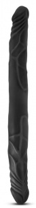 Черный двусторонний фаллоимитатор 14 Inch Double Dildo - 35,5 см.