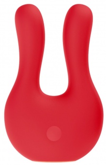 Красный клиторальный стимулятор Exceptional - 10,4 см.