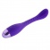 Фиолетовый вибратор INDULGENCE Slender G Vibe - 21 см.