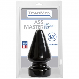   Titanmen Tools Butt Plug 4.5" Diameter Ass Master - 23,1 .