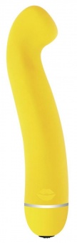 Желтый вибратор Fantasy Phanty - 16,6 см.