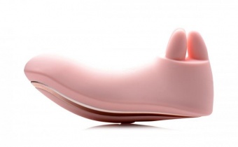 Розовый клиторальный массажер с щупальцами Vibrassage Fondle
