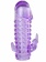 Закрытая фиолетовая насадка с 2 отростками - 13 см.