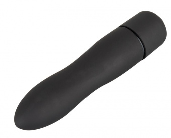 Чёрная вибропуля Mini-Vibe - 8,2 см.