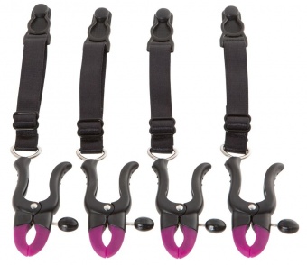         Bad Kitty Suspender Straps with Clamps